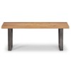 Julian Bowen Oak Furniture Brooklyn Bench BRO003