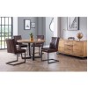 Julian Bowen Oak Furniture Brooklyn Round Table