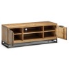 Julian Bowen Oak Furniture Brooklyn 2 Door TV Unit