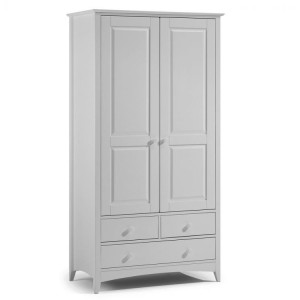 Julian Bowen Painted Furniture Cameo Dove Grey 2 Door 3 Drawer Wardrobe Julian Bowen Painted Furniture Cameo Dove Grey 2 Door 3 Drawer Wardrobe