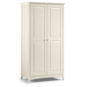 Julian Bowen Painted Furniture Cameo White 2 Door Wardrobe Julian Bowen Painted Furniture Cameo White 2 Door Wardrobe