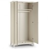 Julian Bowen Painted Furniture Cameo White 2 Door Wardrobe