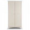 Julian Bowen Painted Furniture Cameo White 2 Door Wardrobe