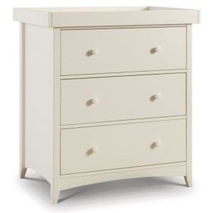Julian Bowen Painted Furniture Cameo White Changing Station Julian Bowen Painted Furniture Cameo White Changing Station