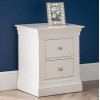 Julian Bowen Painted Furniture Clermont 2 Drawer Bedside