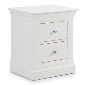 Julian Bowen Painted Furniture Clermont 2 Drawer Bedside
