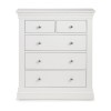 Julian Bowen Painted Furniture Clermont 3 Over 2 Drawer Chest