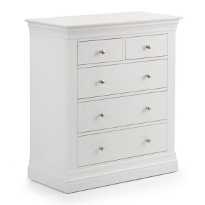 Julian Bowen Painted Furniture Clermont 3 Over 2 Drawer Chest Julian Bowen Painted Furniture Clermont 3 Over 2 Drawer Chest