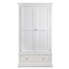 Julian Bowen Painted Furniture Clermont 2 Door 1 Drawer Wardrobe