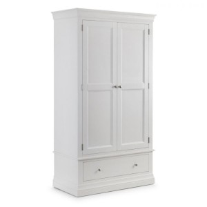 Julian Bowen Painted Furniture Clermont 2 Door 1 Drawer Wardrobe Julian Bowen Painted Furniture Clermont 2 Door 1 Drawer Wardrobe