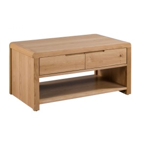 Julian Bowen Oak Furniture Curve Coffee Table Julian Bowen Oak Furniture Curve Coffee Table