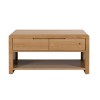 Julian Bowen Oak Furniture Curve Coffee Table