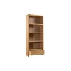 Julian Bowen Oak Furniture Curve Tall Bookcase