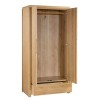 Julian Bowen Oak Furniture Curve 2 Door 1 Drawer Wardrobe