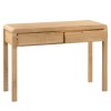 Julian Bowen Oak Furniture Curve 2 Drawer Dressing Table & Stool