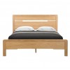 Julian Bowen Oak Furniture Curve 4ft6 Double Bed