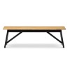 Julian Bowen Hockley Black Bench HOC003