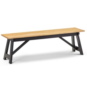 Julian Bowen Hockley Black Bench Julian Bowen Hockley Black Bench HOC003