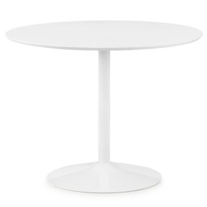 Julian Bowen Blanco 100cm White Round Table Julian Bowen Blanco 100cm White Round Table