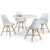 Julian Bowen Blanco 100cm White Round Table