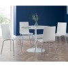 Julian Bowen Blanco 100cm White Round Table