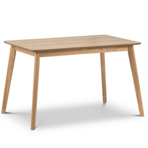Julian Bowen Boden 118cm Oak Dining Table Julian Bowen Boden 118cm Oak Dining Table