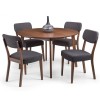 Julian Bowen Farringdon 120cm Walnut Circular Dining Table