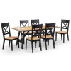 Julian Bowen Hockley 190cm Black Dining Table