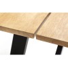 Julian Bowen Hockley 190cm Black Dining Table