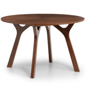 Julian Bowen Huxley 120cm Walnut Round Table Julian Bowen Huxley 120cm Walnut Round Table