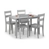 Julian Bowen Kobe Grey 112cm Compact Dining Table