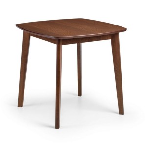 Julian Bowen Lennox Walnut 80cm Square Dining Table Julian Bowen Lennox Walnut 80cm Square Dining Table