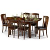 Julian Bowen Canterbury 120cm Mahogany Extending Dining Table