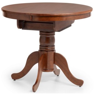Julian Bowen Canterbury Round to Oval Mahogany Extending Dining Table Julian Bowen Canterbury Round to Oval Mahogany Extending Dining Table
