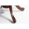 Julian Bowen Canterbury Round to Oval Mahogany Extending Dining Table