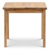 Julian Bowen Solid Oak Furniture Coxmoor Extending Dining Table