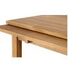 Julian Bowen Solid Oak Furniture Coxmoor Extending Dining Table