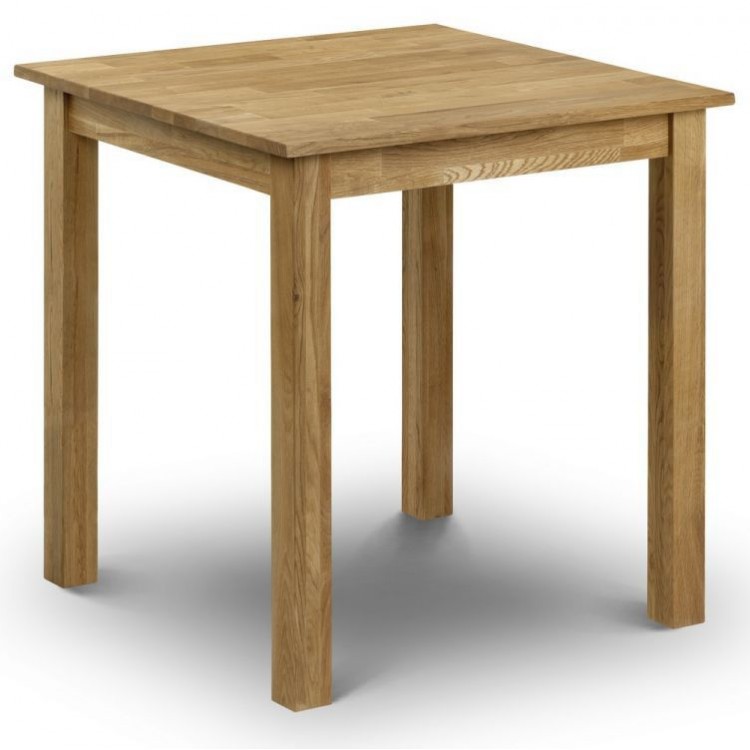 Julian Bowen Solid Oak Furniture Coxmoor Square Dining Table