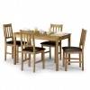 Julian Bowen Solid Oak Furniture Coxmoor Rectangular Dining Table