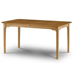 Julian Bowen Ibsen Oak Finish 190cm Extending Dining Table