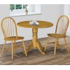 Julian Bowen Dundee Honey 91cm Round Dining Table