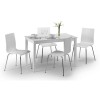 Julian Bowen Taku White 114cm Dining Table