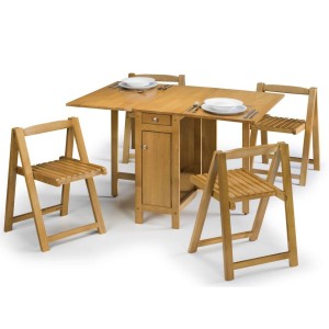 Julian Bowen Savoy Light Oak 120cm Dining Table Set Julian Bowen Savoy Light Oak 120cm Dining Table Set