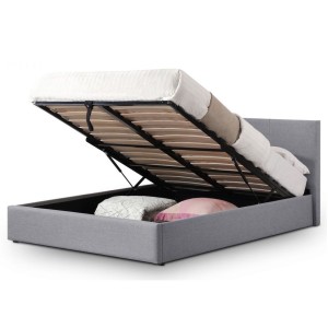 Julian Bowen Furniture Rialto Fabric King Size 5ft Bed with Lift-Up Storage Julian Bowen Furniture Rialto Fabric King Size 5ft Bed with Lift-Up Storage