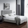 Julian Bowen Furniture Shoreditch Fabric Double 4ft6 Bed