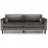 Julian Bowen Hayward Furniture Elephant Grey Velvet 3 Seater Sofa HAY003