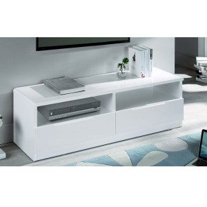 Julian Bowen Painted Furniture Manhattan White 2 Drawer Media Unit Julian Bowen Painted Furniture Manhattan White 2 Drawer Media Unit
