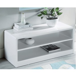 Julian Bowen Painted Furniture Manhattan White TV Unit Julian Bowen Painted Furniture Manhattan White TV Unit