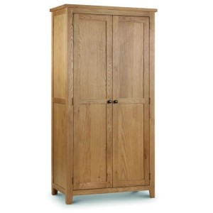 Julian Bowen Oak Furniture Marlborough 2 Door Double Wardrobe Julian Bowen Oak Furniture Marlborough 2 Door Double Wardrobe