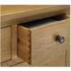 Julian Bowen Oak Furniture Marlborough 3 Drawer Bedside Table